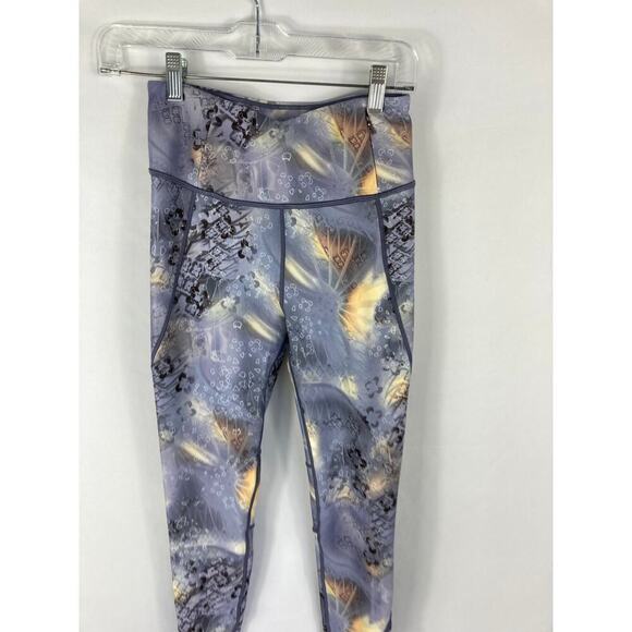 Calia by Carrie Underwood Urban Mosaic High Waist Ruched Legging Size Small - Picture 4 of 6